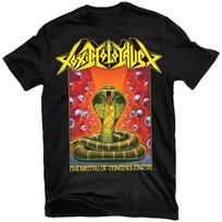 TOXIC HOLOCAUST cd viršelis CHEMIJA SĄMONINGUMAS Oficialus marškinėlis L dydis Naujas pragaras žemė 4XL red