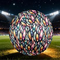 1 vnt. Spalvotas Plunksnų Dydis 5 Futbolo Kamuolys Profesionalus Lengvas Patvarus Rungtynių Treniruočių Futbolo Kamuolys Vidaus ir Lauko Sporto Kamuolys Treniruočių Kamuolys y21 Size 5 beige