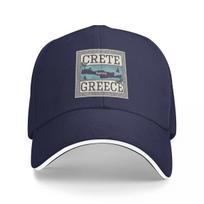 Crete Greece Baseball Cap Hat Unisex Luxury black Hat Unisex For The Sun dad hat Unisexs Hats Womens gray