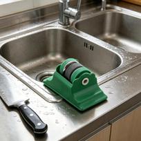 Manual Kitchen Knife Sharpener Fast Sharpening Tool For Knives And Scissors Home Use žalia