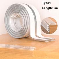 Apsauga nuo susidūrimų baldų kampams PVC oro pagalvės buferis nematoma stalo krašto apsauginė juostelė Type 1-48mmx3mmx2m