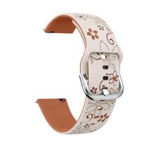 Graviruotas dirželis Garmin Venu 4 41mm moteriškam sportiniam laikrodžiui, atsparus vandeniui ir minkštas, graviruotas laikrodžio dirželis Garmin Venu 4 41mm Garmin Venu 4 41mm  white