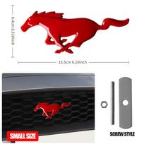 3D Metalas Ford Fiesta Focus Mondeo Mustang Automobilio Priekinės Variklio Dangčio Grotelių Ženklelis Galinės Bagažinės Emblemos Dangtelis Lipdukas Dekoracija Auto Aksesuarai jw2 red