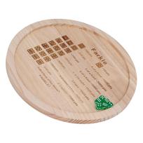 Farkle Dice Tray Improve Math Skills Wooden Classic Dice Game Tray for Family Game Round 30cm beige