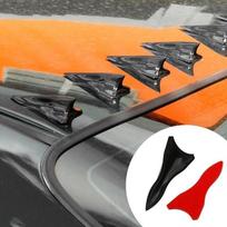 10 Pcs Gen Shark Fin Diffuser Vortex Generator for Mazda Subaru Roof Spoiler Bumper (Size: 10 Pcs ) orange