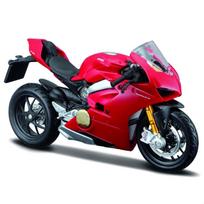 Bburago Ducati Panigale V4 Red Motorcycle Diecast Model Car Finished Product 1/18 / 18-51080 red