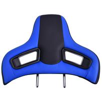 TIYPEOR Sportinio automobilio sėdynė Automobilio galvos atrama Modifikuotas įkišamas Didelis kiekis Odinė lenktyninė galvos atrama Blue-14MM black