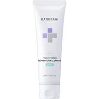 BANOBAGI Milk Thistle Repair Cica Foam Cleanser Plus Deep Cleansing Purifying 120ml white