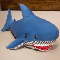 Shark Soft Stuffed Plush Toys Under The Sea Shark Accompany Pillow Ocean Animal Children Boys Gifts For Birthday Party Decor 40cm gray