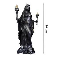 Hecate Greek Goddess Of Magic With Her Hounds Statue Figurine Modern Art Resin Witch Hound Sculpture Home Halloween Decoration