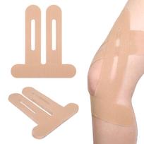 10 VNT Kinesio juostos keliams, atspari vandeniui ir tampri, pralaidi orui kelių juosta, sportinė juosta suteikia atramą ir stabilumą bėgimui beige
