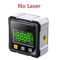 Digital Inclinometer with Green Laser High Precision Angle Measuring Device for Woodworker Carpentry Construction Site Measurement A64