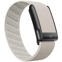 Whoop 5.0 Pakeičiama apyrankė, Nailoninė pintas elastinga sportinė juosta su metaliniu logotipu EKG ir fizinės būklės stebėjimui gray