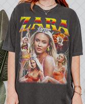 Retro 90s Comfort Colors Zara Larsson T-Shirt, Shark Zara Larsson Sparkle Date Tour 2025 Fan Tshirt, Gift For Women and Man Unisex T-Shirt 150 brown