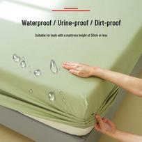Vandeniui atspari čiužinio apsauga: Visas apsauginis užvalkalas vaikams ir senjorams, šlapimo paklotas, paklodė, universalus visų sezonų. 150x200 cm [Waterproof Urine-proof Bed Sheet]