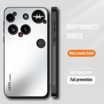 Smūgiams atsparus matinis dėklas Nothing Phone 3 telefonui su AG matinės kietos buferinės galinės plokštės dangteliu Nothing Phone3, apsaugantis nuo pirštų atspaudų, Funda A024 Nothing Phone (3) balta
