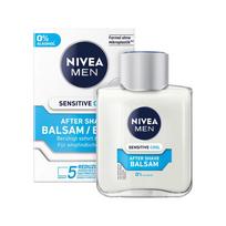 Nivea Men Sensitive Cool After Shave Balm Alcohol-Free Cooling Effect Soothes Sensitive Skin 1 pcs 100ml blue