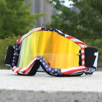 Motociklo Akiniai Motokroso Akiniai Šalmas MX Moto Purvo Dviratis ATV Slidinėjimas Lauko Sportas Stiklas Motoroleris Akiniai Kaukė yellow
