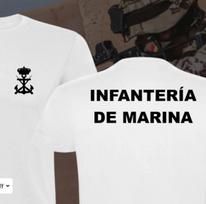 Camiseta Infantera de Marina Spain Military Unisex TShirt Short Sleeve Casual  Cotton Shirt 3XL black