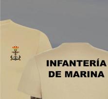 Camiseta Infantera de Marina Spain Military Unisex TShirt Short Sleeve Casual  Cotton Shirt L beige