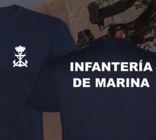 Camiseta Infantera de Marina Spain Military Unisex TShirt Short Sleeve Casual  Cotton Shirt XL black