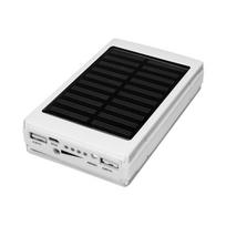 20000Mah Solar Led Dual Usb Empty Box Case For Power Bank No Battery sidabras