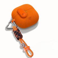 Magnetic Lock Earphone Case For Huawei FreeBuds 7i 6i Pro5 Pro3 FreeClip2 Cover TPU Funda Protective Cases Sleeve With Hook for  FreeClip2 orange