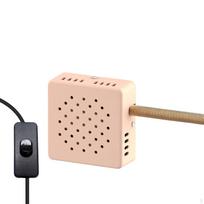 Energy Efficient Bird Cage Heater | Perforated Front Face, Aviary Heater, for Winter Eu Plug Nr18 Eu Plug_Nr-18 One-key Switch beige