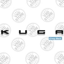 Ford KUGA raidžių lipdukai Automobilio 3D metalinės raidės Logotipo ženklelis Lipdukai Automobilio Auto BYTI6 Galinės bagažinės raidžių emblema Stiliaus lipdukai
