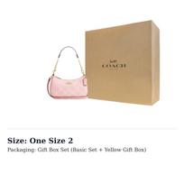 COACH Teri Artificial Leather Shoulder Bag Medium Women's Rouge Pink CAL51-IMPO One Size 2 beige