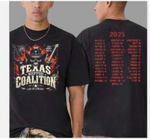 Texas Hippie Coalition Live In Concert Merch Tour 2026 Two Sides Unisex T-Shirt XXXL brown