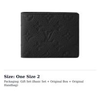 LOUIS VUITTON Piniginė Daugiafunkcinė Taurillon Juoda M82072 One Size 2
