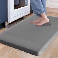 Sustorintos virtuvės kilimėliai grindims Virtuvės kilimas Stovimo stalo Neslystantis Vandeniui atsparus Komfortas Anti-Fatigue Grindų kilimėlis namų virtuvei 44x120cm pilka