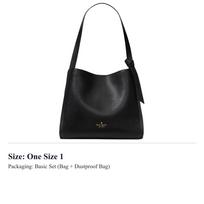 Kate Spade Knott Odinis Pečių Krepšys Moteriškas Juodas KM663-001 One Size 1 black