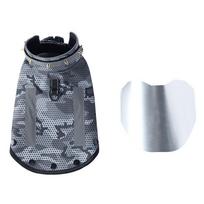 Dog Bite-Resistant Vest With Reinforced Padding Extended Spikes Small To Medium Dogs XS 4-7 lbs gray