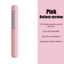 Meeting Whiteboard Remote Control Pen Infrared Remote Powerpoint PPT Clicker  Teacher rožinė
