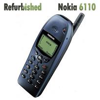 Atnaujintas Nokia Originalus Nokia 6110 GSM 900 Mobilusis Telefonas Su 1 SIM Simple Set mėlyna