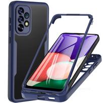 360 laipsnių dėklas Ekrano apsaugos dėklas Samsung Galaxy S23 S24 Ultra A13 A23 A33 A53 A73 A14 A54 5G A04S A32 A52 A72 A51 A71 a05s Dangtelis Apsauginis samsung s23FE mėlyna