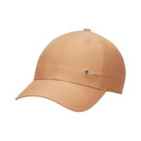 Nike Swoosh Logo Polyester Duckbill Cap Unisex Kepurės Oranžinės FB5372-225 L beige