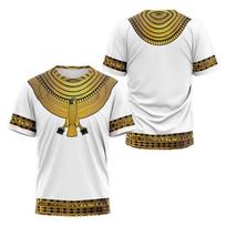Senovės Egipto Faraono Anubiso Raštas 3D Spausdinimo Marškinėliai Vyrams Moterims Trumpomis Rankovėmis Marškinėliai Unisex Harajuku Y2k Marškinėliai Viršutiniai Drabužiai Vaikams 5XL white