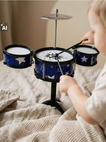 Sinsay - Vaikiškas būgnų rinkinys su lėkšte ir lazdelėmis - multicolor
