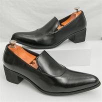 New Britain Gentleman Retro Pointed Black Brown Loafter For Men Pointed Flats Patent Leather Shoes Casual Formal Dress Footwear 43 gray