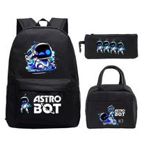 Naujas Astro bot žaidimo prekių spausdinimas pradinės ir vidurinės mokyklos kuprinė užsienio prekyba laisvalaikio vaikų pieštukinė dėklas pietų dėklas No Specifications