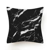 Juodo ir balto marmuro abstraktus užvalkalas pagalvei Namų dekoravimas Pagalvė Sofos pagalvės užvalkalas Sodybos stiliaus Pagalvės užvalkalas Namų dekoras 18x18Inch