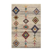 Bohemiško stiliaus geometrinis ilgas juostelinis kilimas kavos staliukui Modernus minimalistinis miegamasis neslystantis grindų kilimėlis namų dekoravimas 40x120cm 16x47inch beige