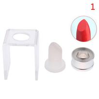 12.1mm 1/3PCS set Silicone Lipstick Mold Aluminum Ring Mould Holder Diy Beauty Lipstick Mould Handmade Lipstick Making Tool white