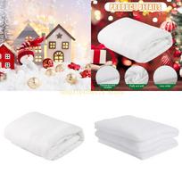 Christmas Fake Snow Artificial Snow Blanket Cotton Lightweight Indoor Snow Christmas Tree Village Display Winter top sale China Mainland beige