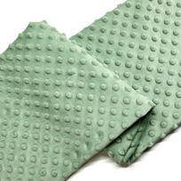 Minky taškuotas audinys kūdikių jaukumo antklodėms 1 mm plauko ilgis Poliesteris Viena pusė Apklotas Kūdikio verksmo palengvinimas Pliušinis audinys 45x45cm beige