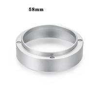 51/53/58mm Coffee Powder Ring Grinder Anti-flying Powder Ring Coffee Handle Quantitative Ring Barista Coffee Accessories gray