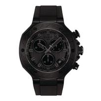 TISSOT T Quartz Movement Men's Watches Watch 45mm Gray Dial Stainless Steel PVD Coating Watch Case T141.417.37.061.00 Gray Dial black